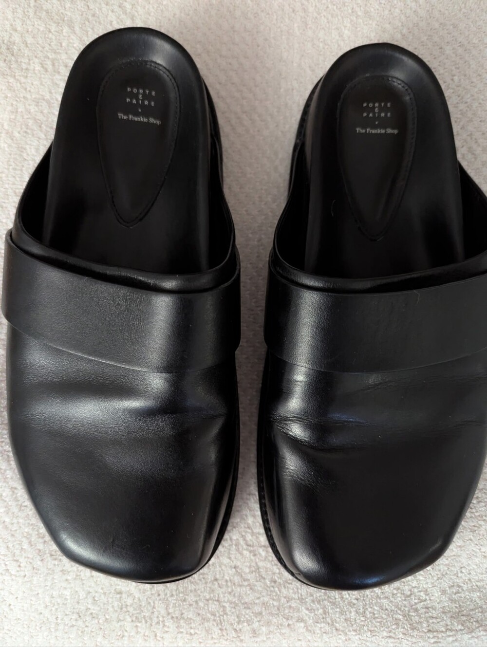 The Frankie Shop Women's Black Slides